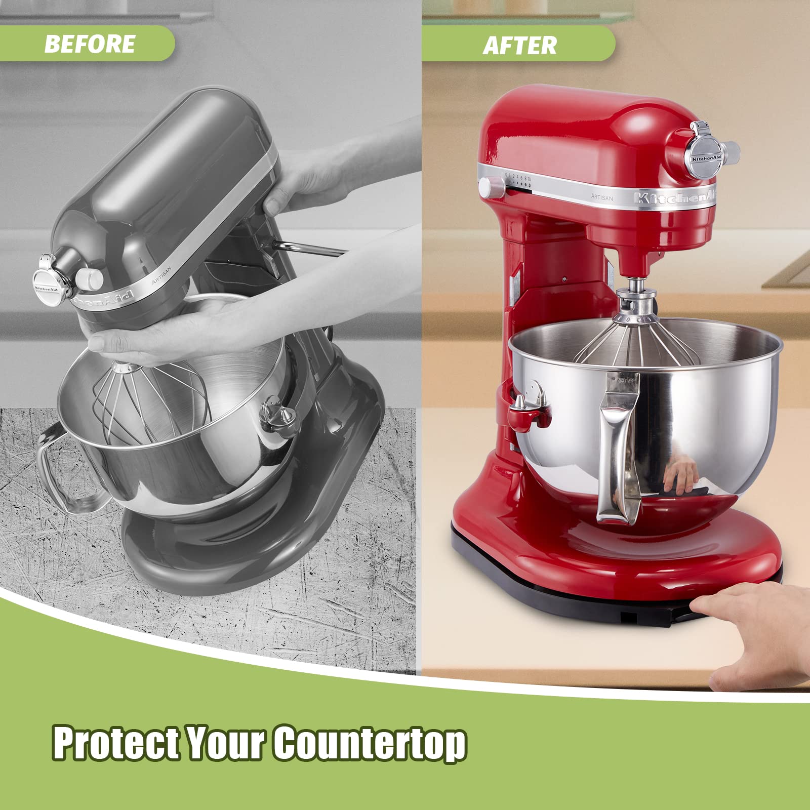 Amazon | KitchenAid ミキサー スライドトレイ 5-8クォート ボウル